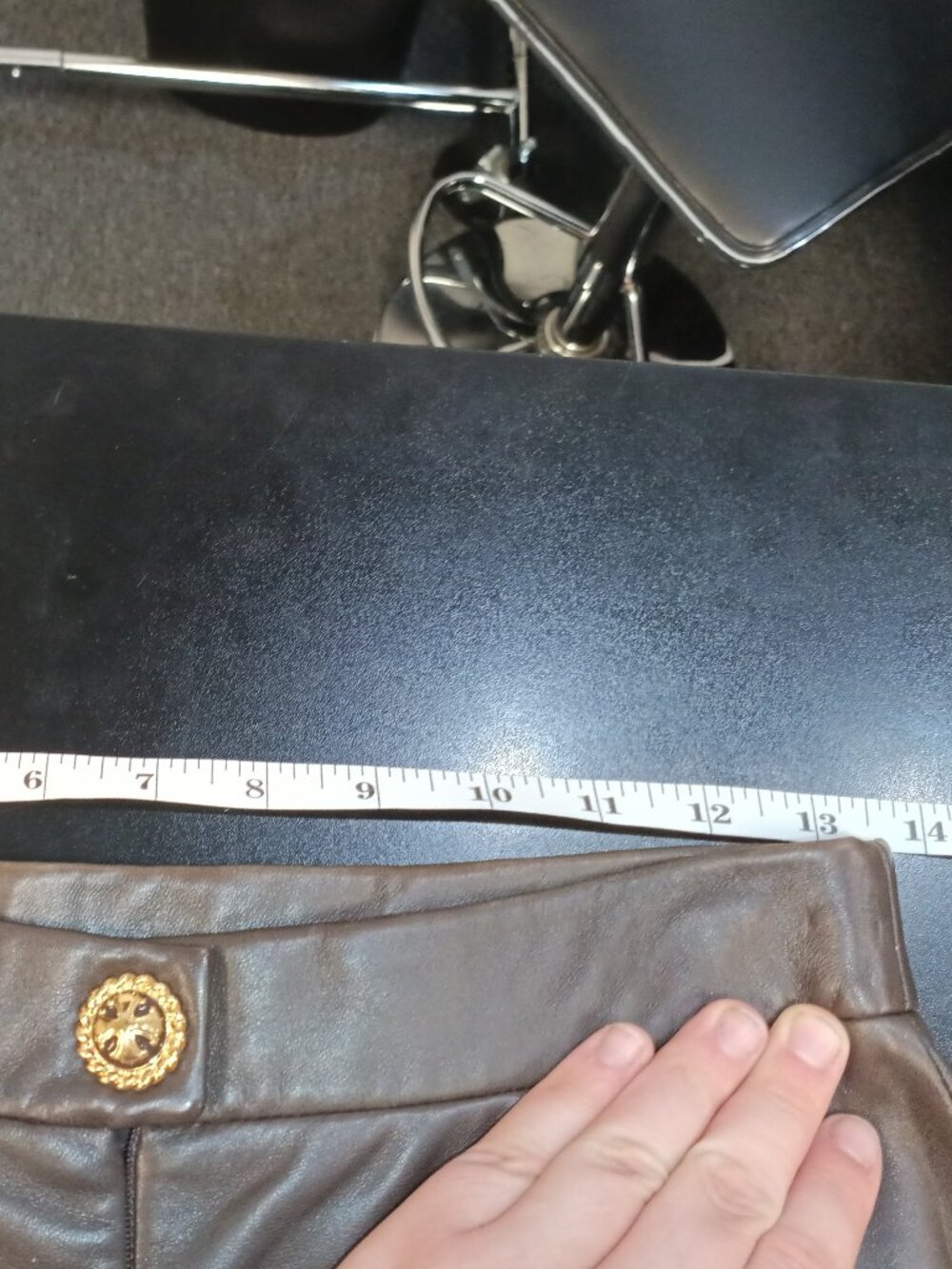 St John Leather Skirt - Picture 5 of 6